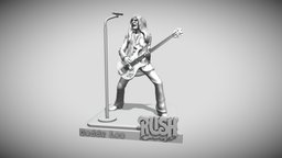 Geddy Lee stl, sculpt, school, caracter, figure, accessories, miniature, obj, canadian, diorama, 3dprinting, statue, resin, free, rock, anycubic-photon
