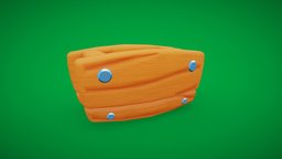 Cartoon Wooden Crate crate, wooden, prop, game-art, box, game-asset, wooden-crate, maya, low-poly, cartoon, game, lowpoly, wood, stylized, rafael-ribeiro