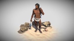 Yaku, el pescador de Armatambo peru, inca, pescador, calidda, cultural-heritage, metashape, archaeology