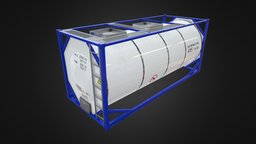Tank container game asset tank, unrealengine4, substance, asset, game, substance-painter, container