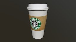 Starbucks Grande Coffee Cup (Caution HOT!) drink, food, coffee, hot, starbucks, beverage, csgo, burn, asset, game, cup