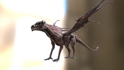 Undead Dragon skeleton, flying, undead, mythical, airborn, wingged, creature, monster, dragon, evil
