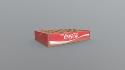 Old Coca Cola Wooden Bottle Crates drink, crate, storage, wooden, product, packaging, vintage, property, rusty, old, coca-cola, props-assets, wood, decoration, bottle, container