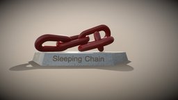 Sleeping Chain Sculpture 
