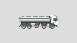 VOLVO FM 440 with Fuel Tank truck, gas, oil, trailer, tanker, heavy, transport, volvo, fm, oiltank, 3d, vehicle, model, industrial