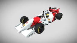 Sennas McLaren MP4-8 f1, mclaren, 90s, senna, racing, car, sport, history