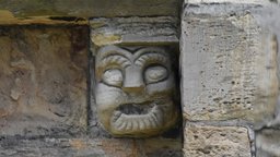 Grotesque corbel 08, Durham Cathedral medieval, durham, grotesque, corbel, heritage-photogrammetry, church-architecture-photogrammetry, durham-cathedral, brazen-heads