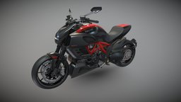 Ducati Diavel motorbike, motorcycle, ducati, diavel, game, vehicle, modo
