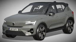 VOLVO XC40 Recharge 2023 wheel, green, modern, power, wheels, suv, drive, 4x4, urban, speed, battery, compact, xc, volvo, hybrid, offroad, family, realistic, recharge, comfort, crossover, contemporary, expensive, prestige, ecologic, progressive, c40, polestar, vehicle, design, car, sport, electric, 2023, xc40, xc60