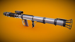 Rocket Launcher rifle, rocketlauncher, rocket, pbr-texturing, weapon, pbr, starwars, gun, gameready