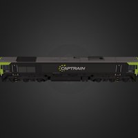 Captrain Class 66 train, locomotive, diesel