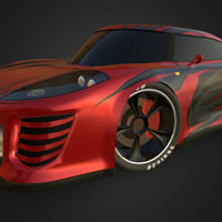 Sports Car Concept sports, customized, photoshop, 3dsmax, vehicle, car, concept