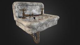 Old Dirty Sink PBR sink, dirty, old, asylum, substance, painter, pbr