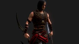 Prince Of Persia fanart, study, realtime, tribute, character-model, props-game, princeofpersia, substancepainter, substance, maya, character, lowpoly, gameart, zbrush, characterdesign, fantasy