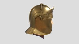 3rd century Roman Helmet Niederbieber Friedberg bronze, empire, century, roman, 3rdcentury, helmet