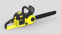 Chainsaw kit, saw, tape, hammer, set, screw, complete, tools, generic, new, big, collection, wrench, vr, ar, pliers, realistic, tool, old, machine, screwdriver, toolbox, stanley, vise, gardening, dewalt, asset, game, 3d, low, poly, axe, hand