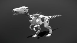 Masiakasaurus (Robot Raptor) mech, robotic, vr, virtualreality, mecha, dinosaurs, robot, dinosaur, dino
