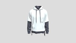 Two Piece Hoodie avatar, cloth, shirt, fashion, top, clothes, jumper, sweater, men, outfit, jersey, hoodie, sweatshirt, garment, apparel, menswear, streetwear, attire, pullover, outerwear, hoody, casualwear, outergarment