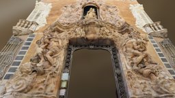 Portal barroco / Baroque portal portal, spain, palace, dos, puerta, marques, baroque, valencia, barroco, aguas, photogrammetry, door