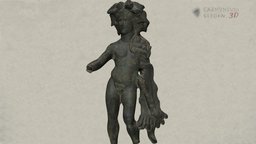Herkulesstatuette statuette, roman, heracles, carnuntum, herkules