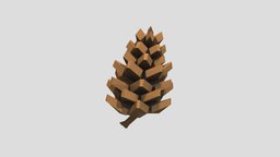 PUSHILIN Pinecone by Google Poly google, pinecone, poly