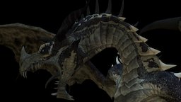 Dragón de escarcha, The Elder Scrolls V Skyrim ps3, dragons, juego, skyrim, elderscrolls, dragones, game, dragon