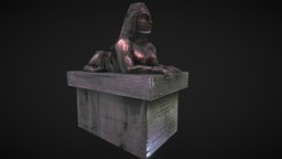 Sphinx statue V2 egypt, sphynx, statue, optimized, low-poly-model, sell, egyptian-sculpture, selling-model, asset, game, lowpoly, gameasset, sculpture, gameready