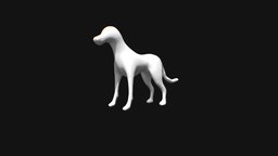Dog | Sculpt Base dog, basemesh, pet, basesculpt