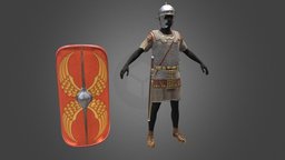 3D Roman Legionary gladiator, roma, roman, 3dcharacter, legionary, character