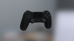 PS4 Controller playstation, ps4, playstation4, controller, mando, 3d-model, 3d-coat