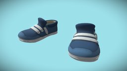 Cartoon Sneakers clothes, shoes, calzado, calzado3d, 3dcharacter, sneakers, zapatillas, low-poly-model, tenis, 3dasset, cartoon, asset, lowpoly, stylized, clothing
