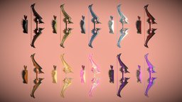 Fantasy Bows #1 rpg, dungeon, bow, archery, mmo, archer, bows, fantasy