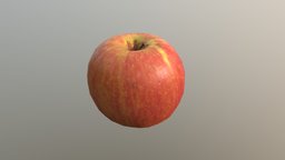 Apple (Scan) plant, food, fruit, apple, substance-designer, agisoft, photoscan, maya, photogrammetry, pbr, scan