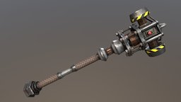 Classic Super Sledge hammer, post-apocalyptic, melee, wasteland, sledge, weapon, super, fallout