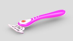 Women Razor Detachable hair, and, trim, beauty, barber, equipment, razor, cut, appliance, accessory, safety, tool, health, cutter, clipper, men, shaver, shaving, cutting, trimmer, haircut, hairstyle, shave, disposable, 3d, hairdressing