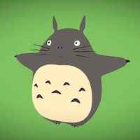 Totoro cute, miyazaki, totoro, myneighbourtotoro
