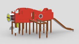 Lappset Airplane 02 tower, frame, bench, set, children, child, gym, out, indoor, slide, equipment, collection, play, site, vr, park, ar, exercise, mushrooms, outdoor, climber, playground, training, rubber, activity, carousel, beam, balance, game, 3d, sport, door