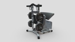Bowflex Revolution Accessory Rack PBR bike, room, center, fitness, gym, equipment, cycling, collection, vr, ar, exercise, dumbbell, treadmill, trainer, training, professional, machine, workout, 3d, home, sport, bowflex