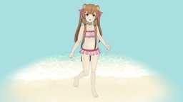 Raphtalia cute, animegirl, vrchat, anime3d, animecharacter, vrchatavatar, tate-no-yuusha