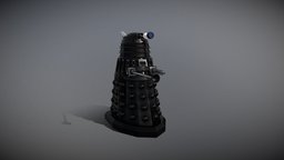 NSD Dalek Sec doctor, who, new, dalek, series, dr, alien, sec, blender, monster, robot, black