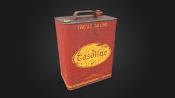 Gas Can gas, oil, can, old, substancepainter, substance, container