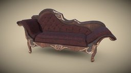 Victorian Lounge Sofa victorian, sofa, couch, seat, lounge, substancepainter, substance, lovesofa