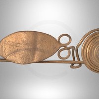 Fibula of Łużyce jewellery, archeology, craft, bronze-age, iron-age, ancient-cultures
