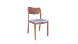 Desdamona Dining Chair Light Gray&Walnut-109213 indoor, dinning, dinningchair, zuo, zuomod, zuo3d, chair-works