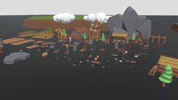 Medieval Village Megapack Low Poly RG lowpoly-gameasset-gameready, medieval-prop, medievalfantasyassets, stylised-fantasy-rpg-lowpoly, medieval-village-lowpoly-stylised, viking-ship-weapon-village, plants-rocks-lowpoly-nature, lowpoly-village-viking-rpg, fantasy-village-lowpoly-vikings, viking-shield-sword-axe