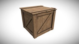 Crate crate, assets, crates, clutter, props, low-poly, lowpoly, low, poly, wood, simple