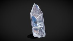 Crystal / Clear Quartz archeology, wizard, assets, energy, prop, rocks, geology, crystal, crystals, diamond, props, realistic, stones, quartz, minerals, realism, agate, gemstone, amethyst, mineralogy, geode, rocks-geology, nature-plants, low-poly, lowpoly, stone, magic, rocks-and-minerals, magic-crystals, clear-diamond, noai