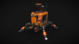 Sci-fi robot hardsurfacemodeling, sci-fi