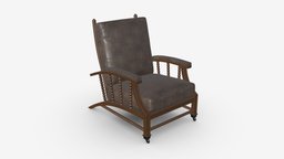 Armchair 12 office, room, modern, cushion, armchair, comfortable, seat, lounge, furniture, living, fabric, comfort, contemporary, 3d, pbr, chair, home, interior