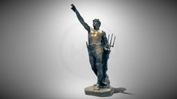 Sculpture of a Roman gladiator gladiator, bronze, roman, art, sculpture, nineteenth-century, virtualmuseumsofmalopolska